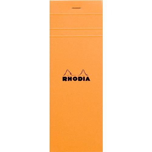ロディア ブロックロディア No.8 メモ 7.4x21cm 方眼 80シート オレンジ