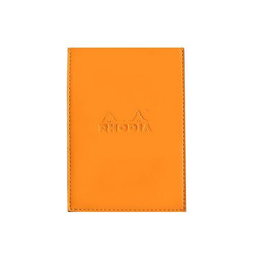 ロディア エピュレ カバー付ブロック No.12 メモ 9.5x13cm 方眼 80シート オレンジ