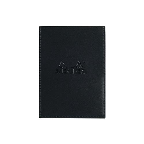 ロディア エピュレ カバー付ブロック No.12 メモ 9.5x13cm 方眼 80シート ブラック