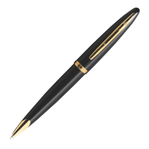 WATERMAN (ウォーターマン) Carene (カレン) ボールペン F(0.8㎜) ツイストタイプ ブラック・シーGT