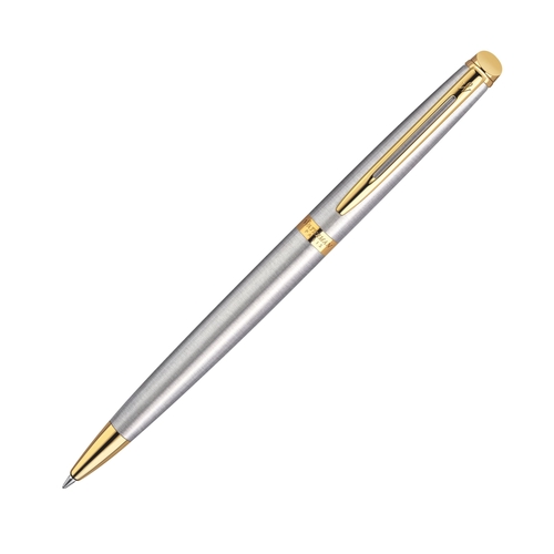 WATERMAN (ウォーターマン) Metropolitan Essential (メトロポリタンエッセンシャル) ボールペン F(0.8㎜) ツイストタイプ ステンレススチール GT
