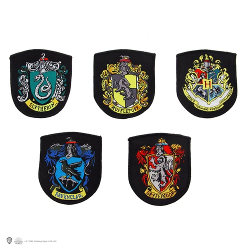 【Harry Potter】刺繍ワッペン5枚セット(ホグワーツ)
