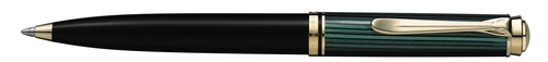 Souveran (スーベレーン) K600 ボールペン M (1.0mm) ツイスト式 グリーンストライプ/ブラック グリーン/ブラック