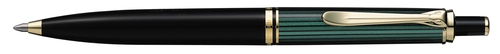 Souveran (スーベレーン) K400 ボールペン M (1.0mm) ノック式 グリーンストライプ/ブラック グリーン/ブラック
