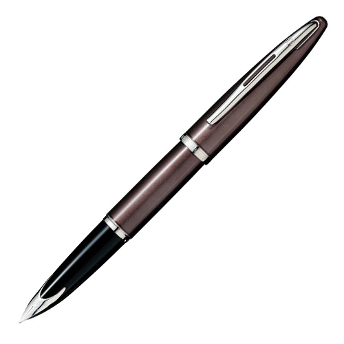 WATERMAN (ウォーターマン) Carene (カレン) 万年筆 F フロスティーブラウンST