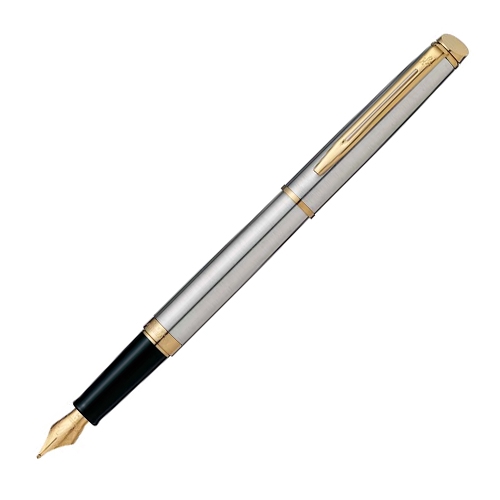 WATERMAN (ウォーターマン) Metropolitan Essential (メトロポリタンエッセンシャル) 万年筆 M ステンレススチールGT