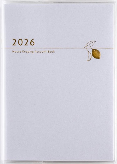 プチ家計簿 2026年版家計簿 A6 家計簿・週計式 ホワイト