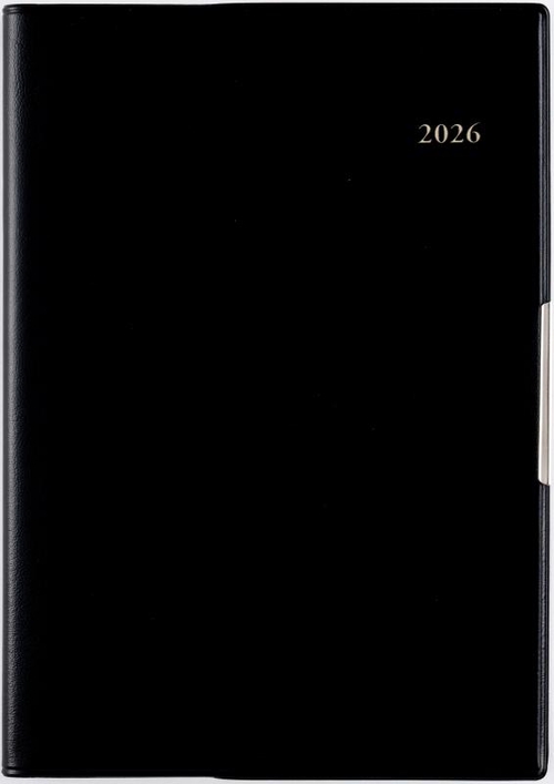 フェルテ 4 2026年版1月始まり手帳 B6 ウィークリー・セパレート式 黒