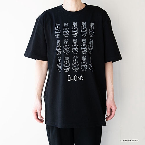EHONS TシャツL ブラック 「ドン・ウッサ」オリジナル