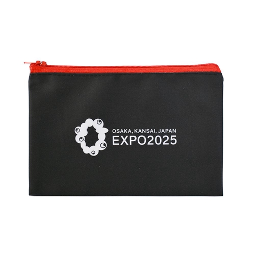 EXPO2025 ジッパーポーチ EXPO2025 黒