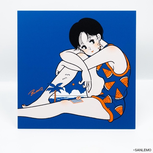 サンレモ 複製原画 イラストB 「SUMMER GIRL 2021_A」