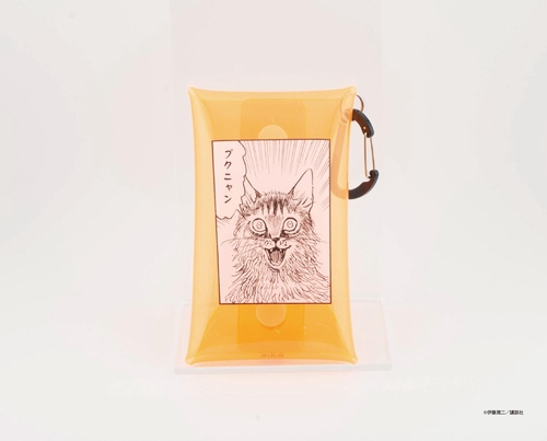 伊藤潤二の猫日記 よん&むー クリアマルチケースS「むー」
