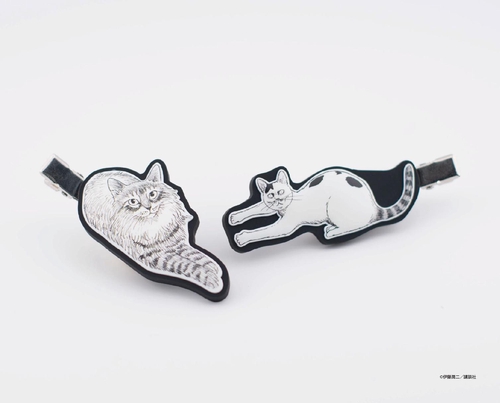 伊藤潤二の猫日記 よん&むー マルチクリップ