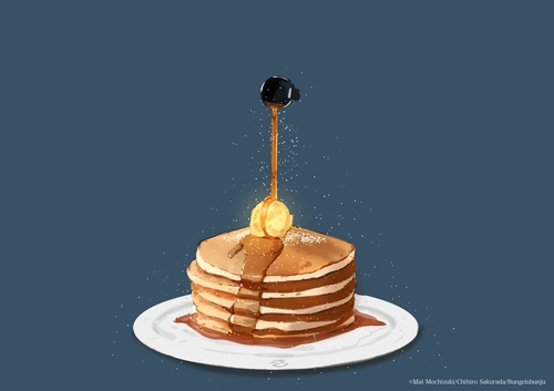 5_夜を飾る複製原画_満月バターのホットケーキ/満月珈琲店の星詠み