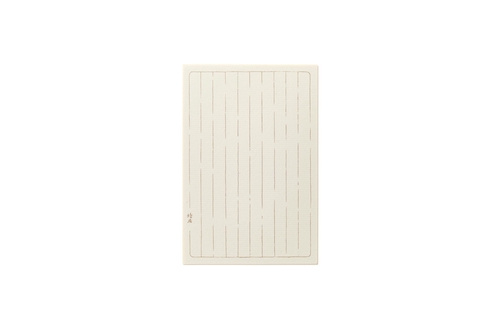 葉書 罫引 縦 茶(5枚入り) 縦14.8cm×横10.0cm 5枚