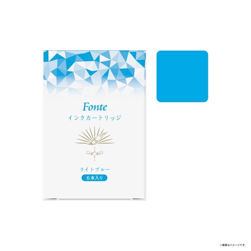 Fonte インクカートリッジ ライトブルー 6本入り