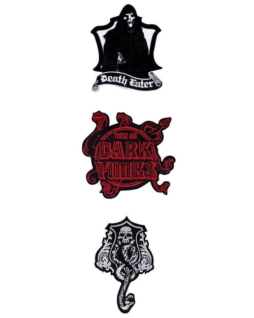 【Harry Potter】刺繍ワッペン3枚セット(闇の魔術)