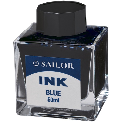 万年筆用ボトルインク 染料 50ml ブルー 万年筆用インク 50ml ブルー