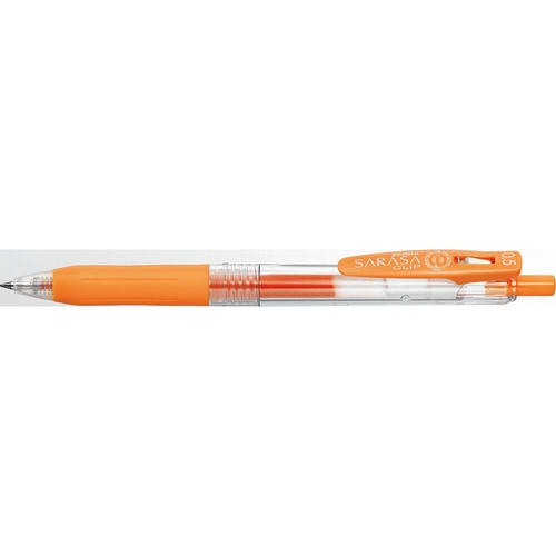 サラサクリップ0.5mm オレンジ 水性ボールペン