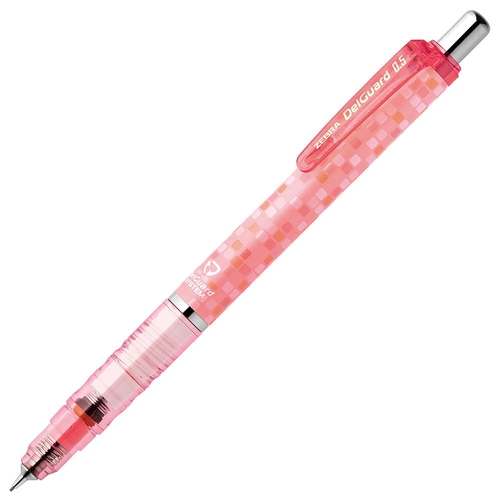 デルガード 0.5 スクエアピンク シャープペンシル 0.5mm