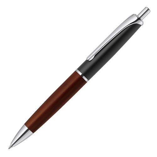 フィラーレ フィラーレウッド ノック式 ウッドブラック エマルジョンボールペン 0.7mm ノック式 ウッドブラック