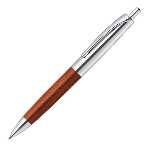 フィラーレ フィラーレウッド ノック式 ウッドシルバー エマルジョンボールペン 0.7mm ノック式 ウッドシルバー