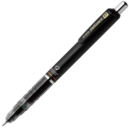 デルガード 0.7 ブラック シャープペンシル 0.7mm