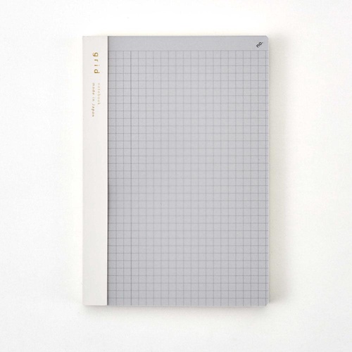 isshoni.ノート ナンバー B6 方眼 クリア 192ページ