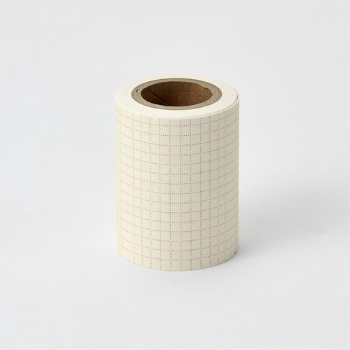 isshoni.やる事ふせん 小巻ロール 方眼 RD 80シート レッド