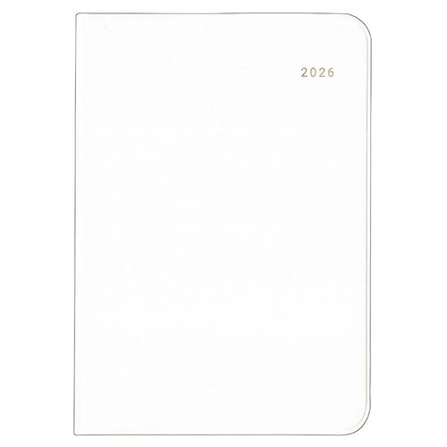 ハンディピック MILL Monthly EASY 2026年版ダイアリー A6 1ヶ月ブロック 48ページ アイボリー