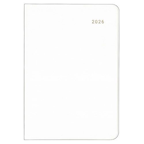 ハンディピック MILL Monthly EASY 2026年版ダイアリー B6 1ヶ月ブロック 48ページ アイボリー