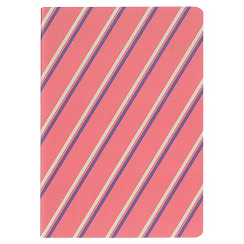 4月始まり MILL STRIPE ダイアリー B6 1ヶ月ブロック ピンク