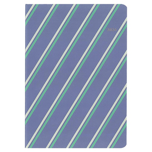 4月始まり MILL STRIPE ダイアリー B6 1ヶ月ブロック ブルー