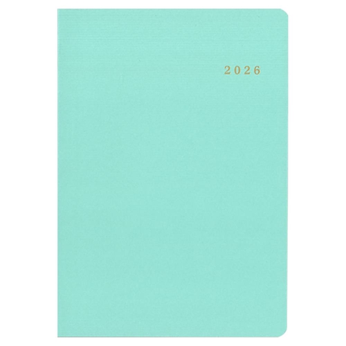 4月始まり MILL SPRING ダイアリー B6 1週間(月曜はじまり)+メモ ミント