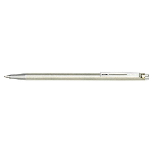 バーディ ユセイBP バ-デイ シルバー 油性ボールペン 0.7mm ノック式替芯:BTRF-6F-B(黒) シルバー