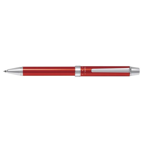 ツープラスワン エボルト (多機能筆記具) ボールペン0.7mm+シャープペン0.5mm レッド