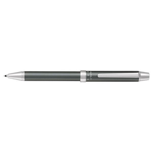 ツープラスワン エボルト (多機能筆記具) ボールペン0.7mm+シャープペン0.5mm ヘリンボーングレー