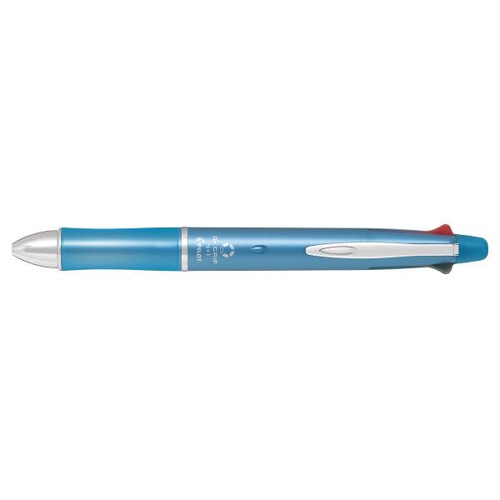 ドクターグリップ4+1 (多機能筆記具) ボールペン0.5mm+シャープペン0.5mm アイスブルー