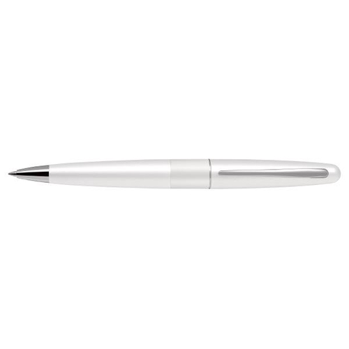 コクーン ボールペン コクーン 0.7mm ホワイト 油性ボールペン 0.7mm 回転繰り出し式インキ:アクロインキ替芯:BRFN-10F-B(黒) ホワイト