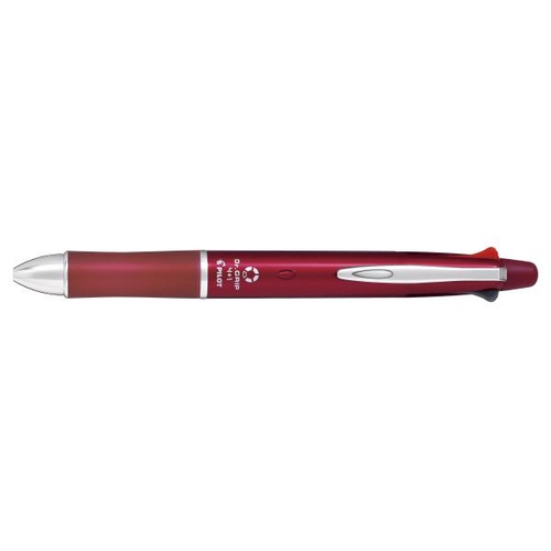 ドクターグリップ4+1 (多機能筆記具) ボールペン0.7mm+シャープペン0.5mm ボルドー