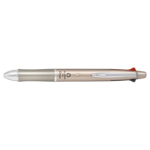 ドクターグリップ4+1 (多機能筆記具) ボールペン0.7mm+シャープペン0.5mm シャンパンゴールド