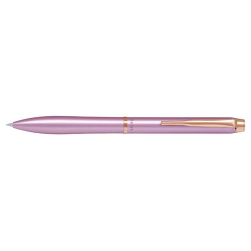 アクロドライブ ボールペン アクロドライブ 0.5mm メタリックピンク 油性ボールペン 0.5mm 回転繰り出し式インキ:アクロインキ替芯:BRFN-30EF-B(黒) メタリックピンク