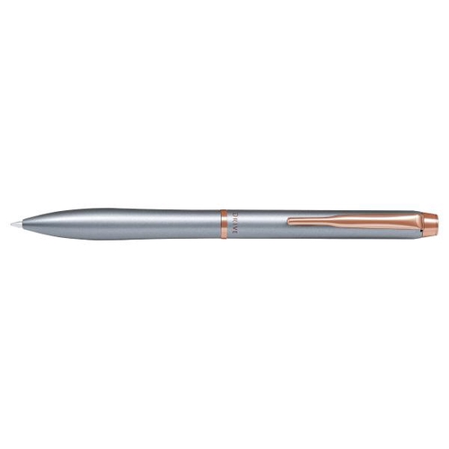 アクロドライブ ボールペン アクロドライブ 0.7mm メタリックグレー 油性ボールペン 0.7mm 回転繰り出し式インキ:アクロインキ替芯:BRFN-30F-B(黒) メタリックグレー