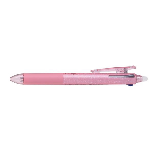 フリクションボール 3 スリム デザインシリーズ (多色ボールペン) 0.5mm ピンクミラーボール
