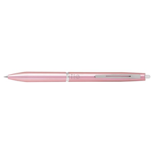 イルミリー イルミリー ユセイBP0.5mm スプリングコーラルピンク 油性ボールペン 0.5mm ノック式インキ:アクロインキ替芯:BRFV-10EF-B(黒) スプリングコーラルピンク