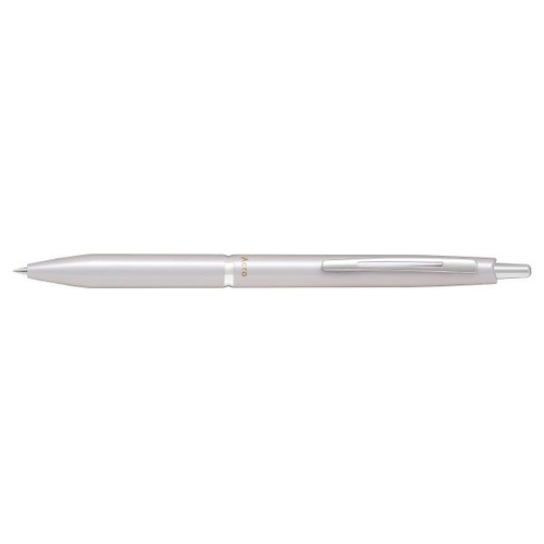 アクロ1000 ユセイBP アクロ1000 0.3mm パールホワイト 油性ボールペン 0.3mm ノック式インキ:アクロインキ替芯:BRFV-10MF-B(黒) パールホワイト