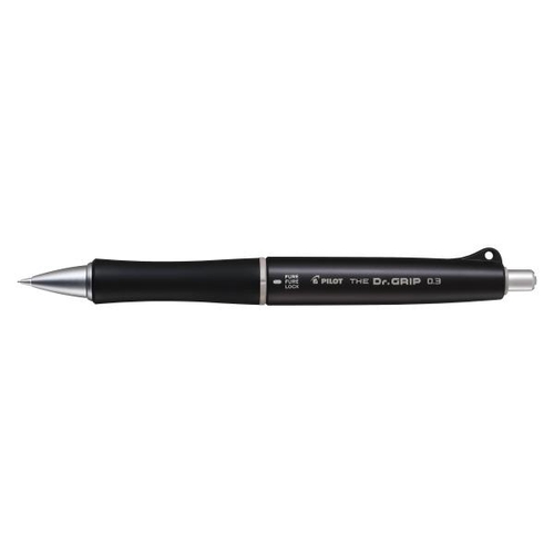 ザ・ドクターグリップ シャープペンシル 0.3mm ブラック
