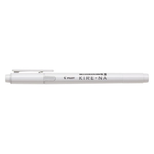 KIRE-NA キレーナ 蛍光ペン 0.5mm(細字)/3.3mm(太字) ツインキャップ式 水性顔料インキ ウォームグレー