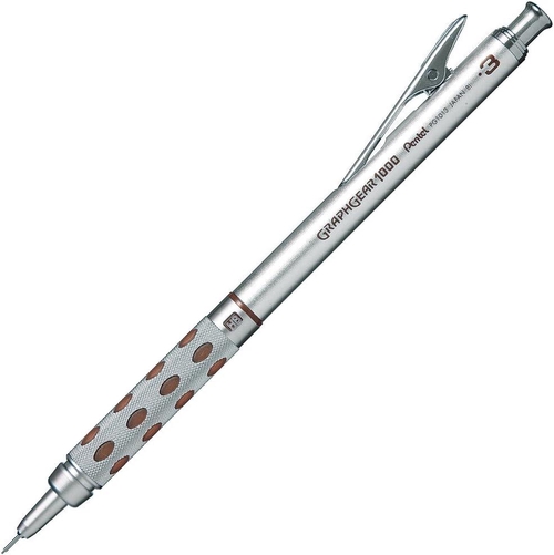 グラフギア1000 0.3mm 製図用シャープペンシル シルバー軸