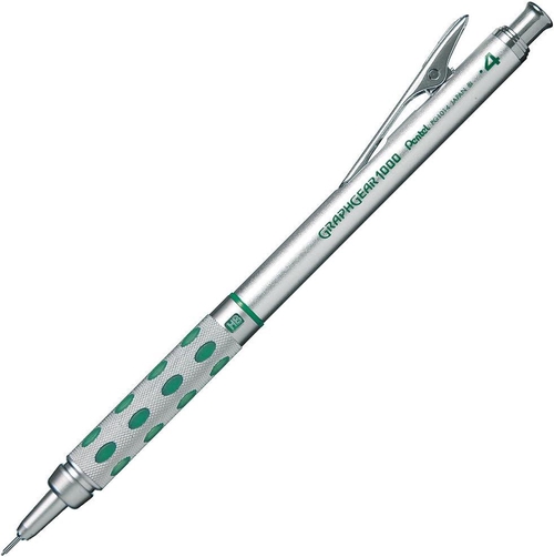 グラフギア1000 0.4mm 製図用シャープペンシル シルバー軸